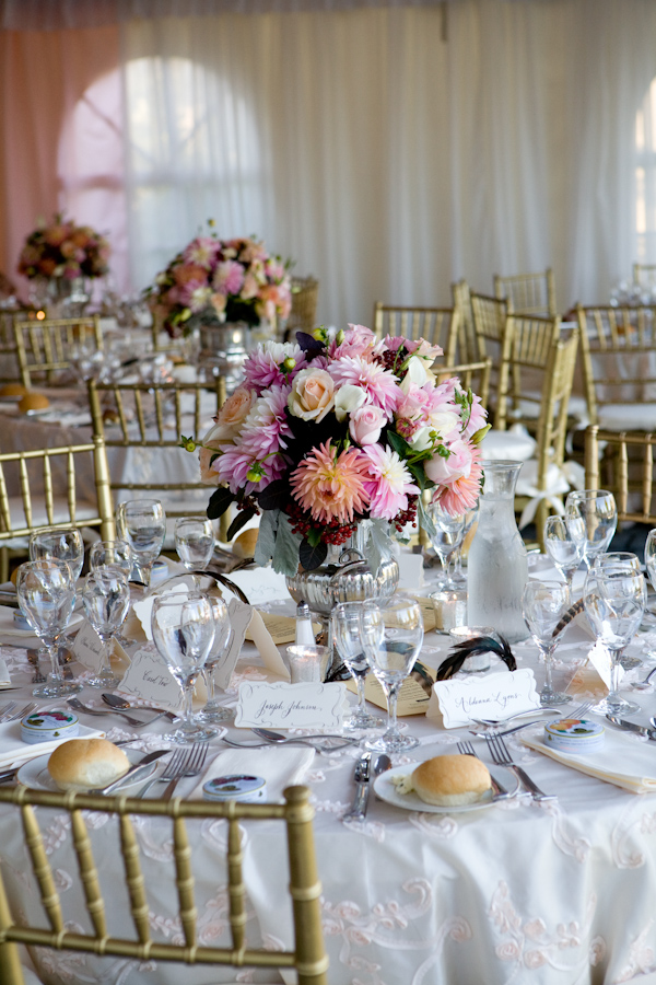 real wedding- tabletop photo by Seattle photographers La Vie Photography